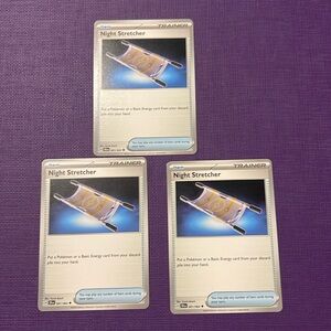 Night Stretcher 061/064 Shrouded Fable Pokemon Cards X3